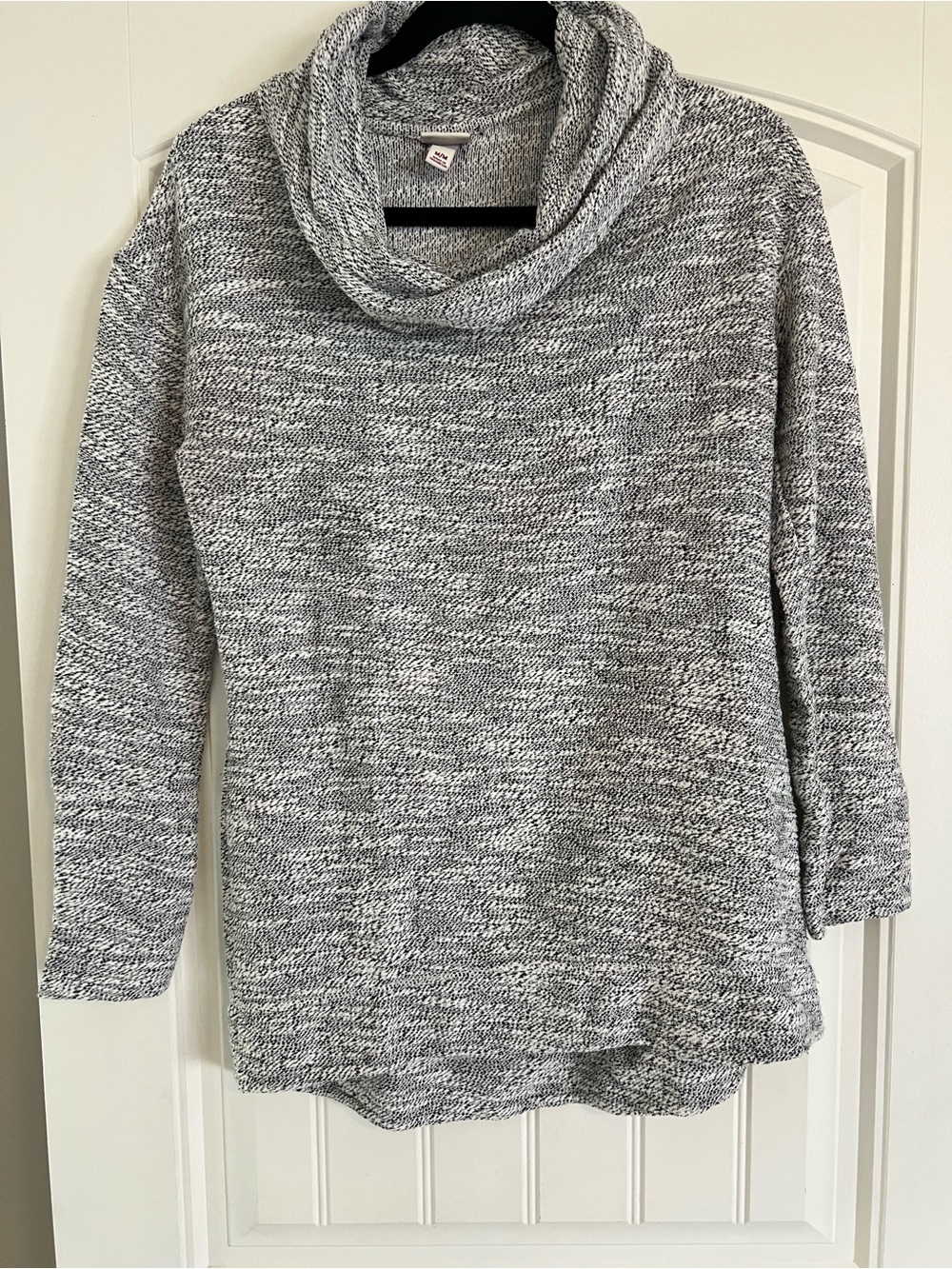 Merona Cozy Gray Cowl Neck Women’s Tunic Sweater
